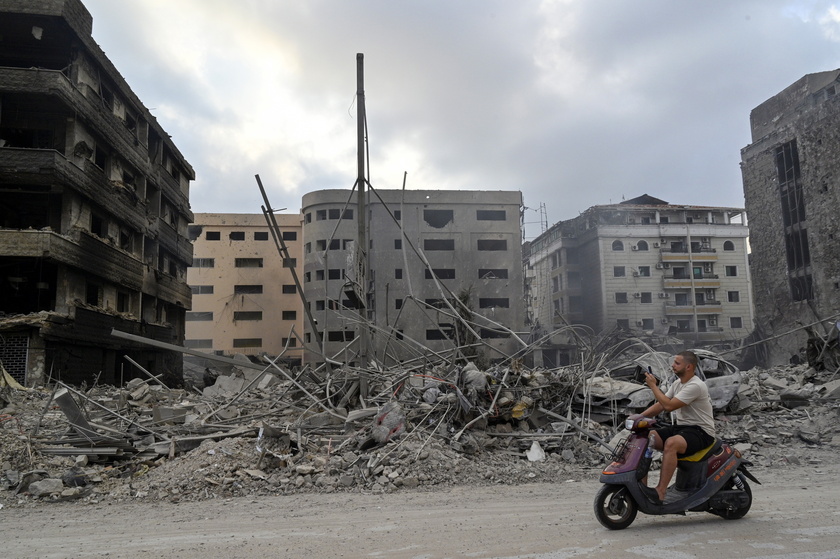 Aftermath of overnight Israeli airstrikes on Beirut, Lebanon