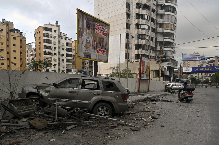 Aftermath of overnight Israeli airstrikes on Beirut, Lebanon