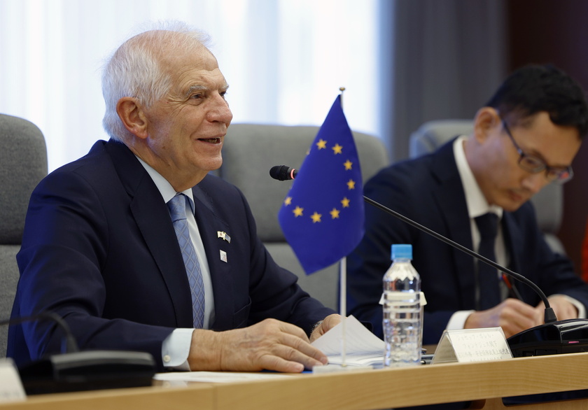 Japan's Defense Minister Nakatani meets EU's top diplomat Borrell in Tokyo