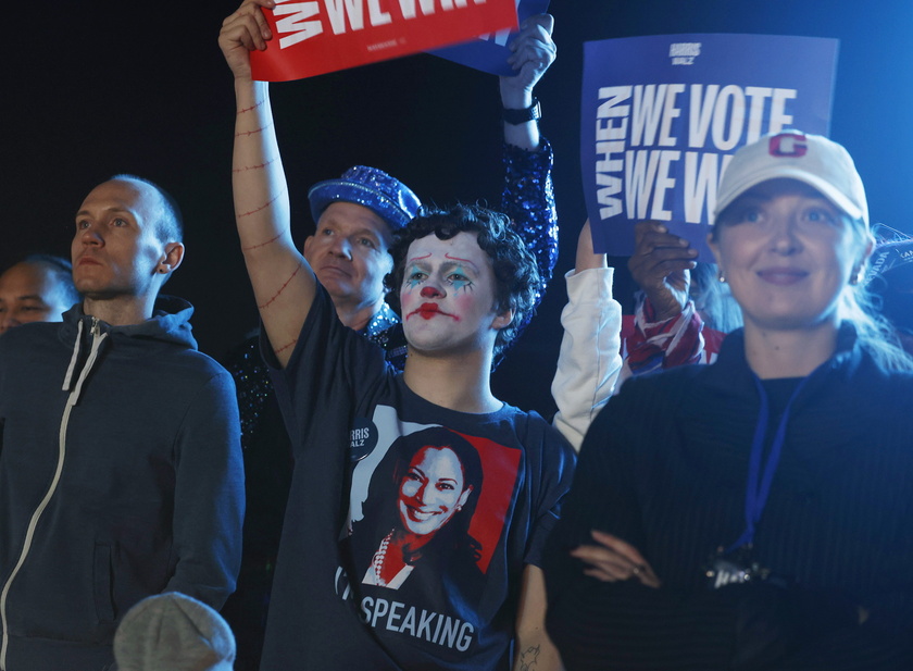 US Vice President Kamala Harris attends campaign event at Craig Ranch Regional Park 