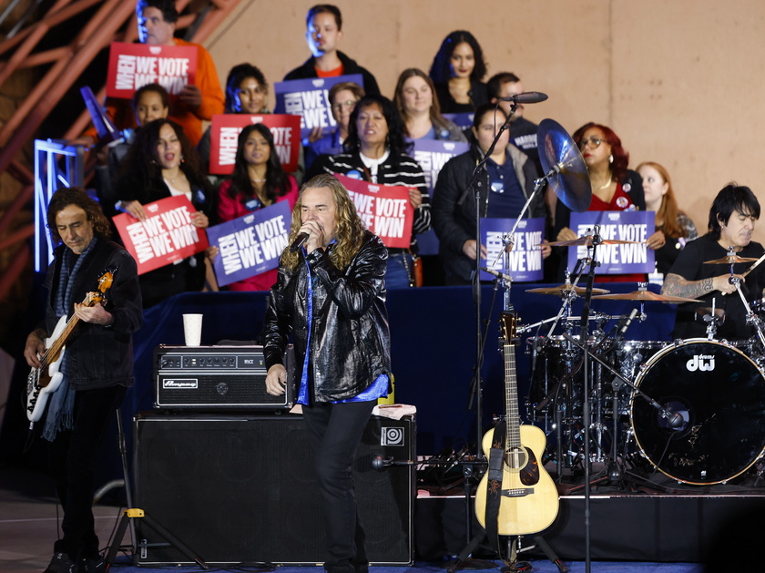 US Vice President Kamala Harris attends campaign event at Craig Ranch Regional Park 