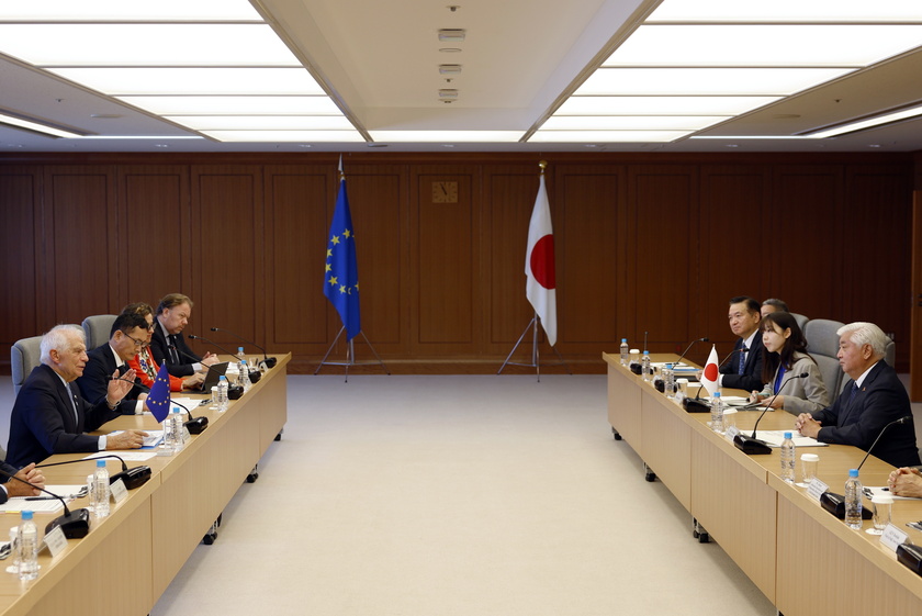 Japan's Defense Minister Nakatani meets EU's top diplomat Borrell in Tokyo