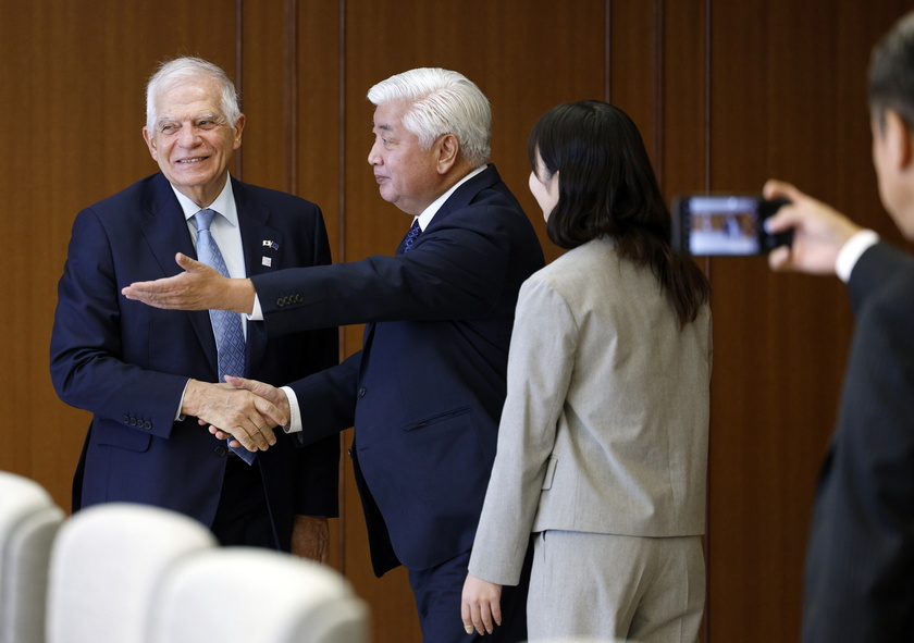 Japan's Defense Minister Nakatani meets EU's top diplomat Borrell in Tokyo