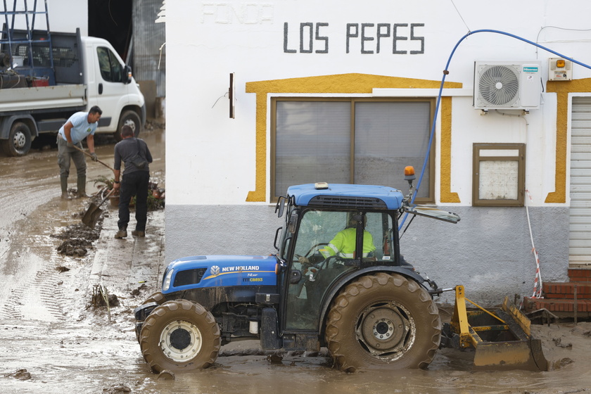 High-altitude isolated depression brings rain, floods to Malaga, Spain