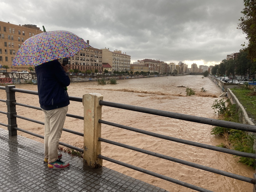 Malaga on red alert for extreme risk due to forecast of heavy rains