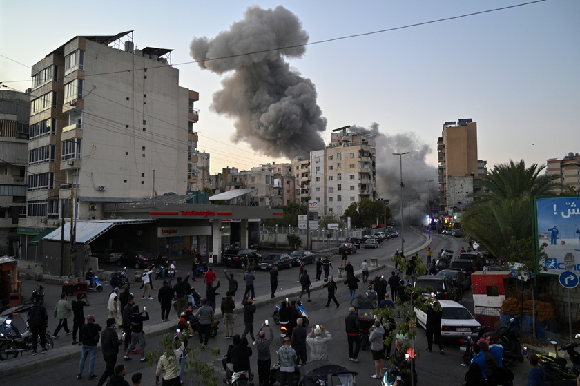 Israeli military strike hits Beirut's southern suburb of Dahieh