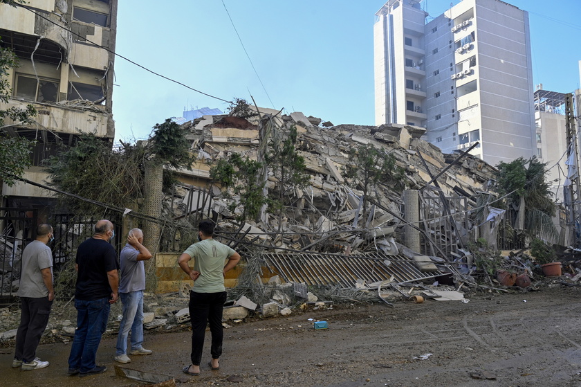 Israeli military strikes hit Beirut's southern suburbs