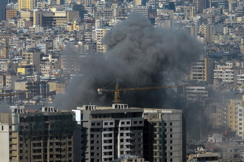 Israeli military strikes hit Beirut's southern suburb of Dahieh