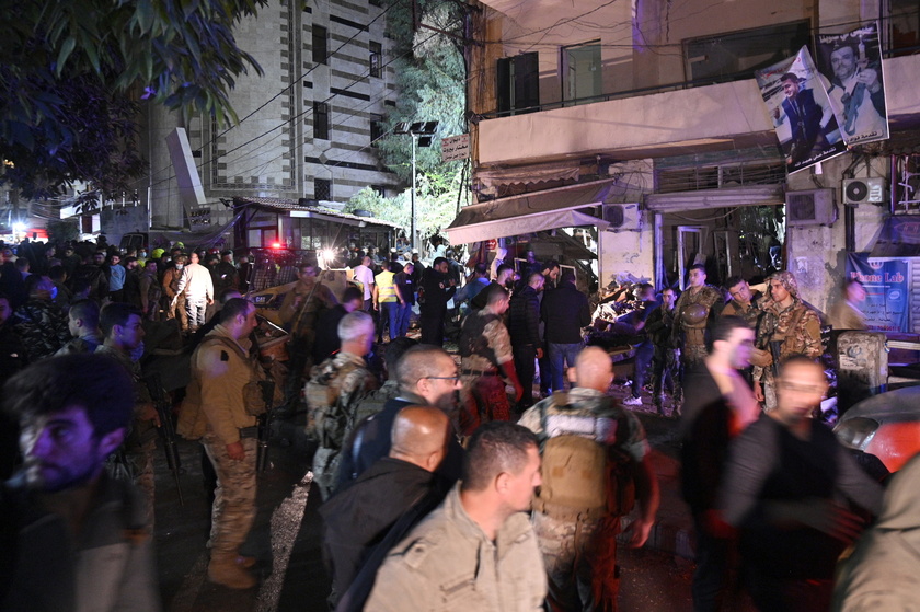 Israeli airstrike targets central Beirut district