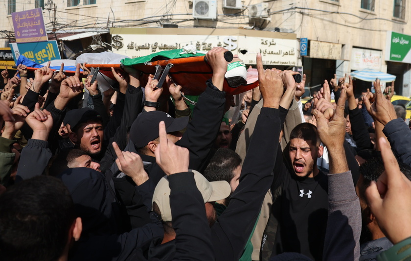 Funeral of Palestinians killed in Israeli operation in Jenin  