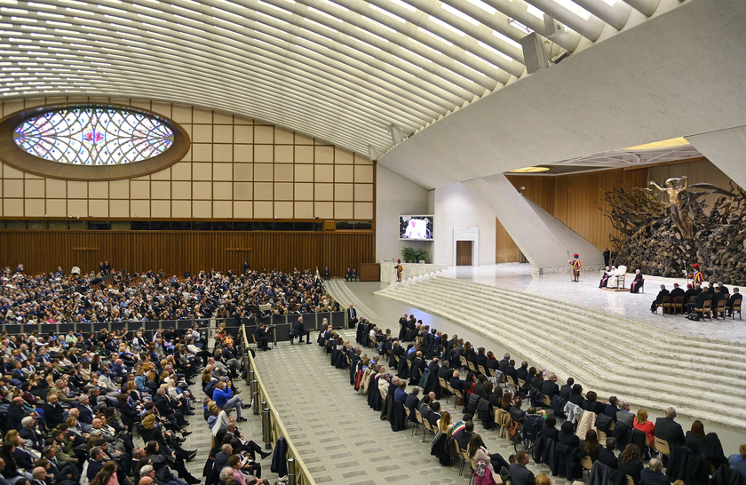 Pope Francis' audience with fishermen