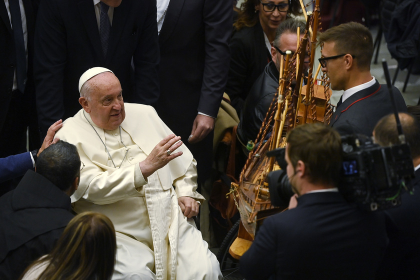 Pope Francis' audience with fishermen