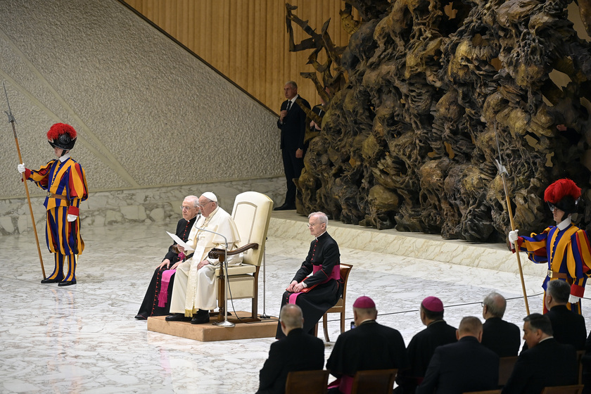 Pope Francis' audience with fishermen