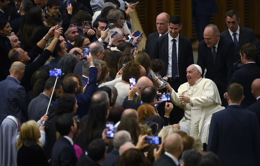 Pope Francis' audience with fishermen