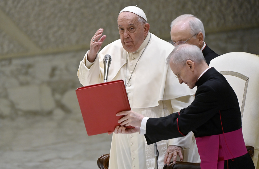 Pope Francis' audience with fishermen