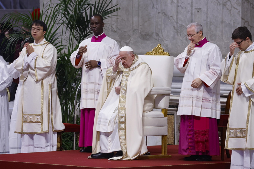 Pope Francis celebrates a Holy Mass on World Youth Day 