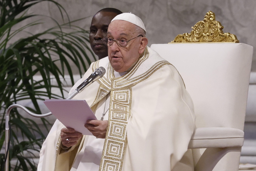 Pope Francis celebrates a Holy Mass on World Youth Day 