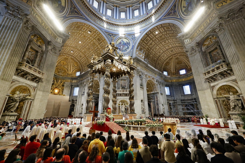 Pope Francis celebrates a Holy Mass on World Youth Day 