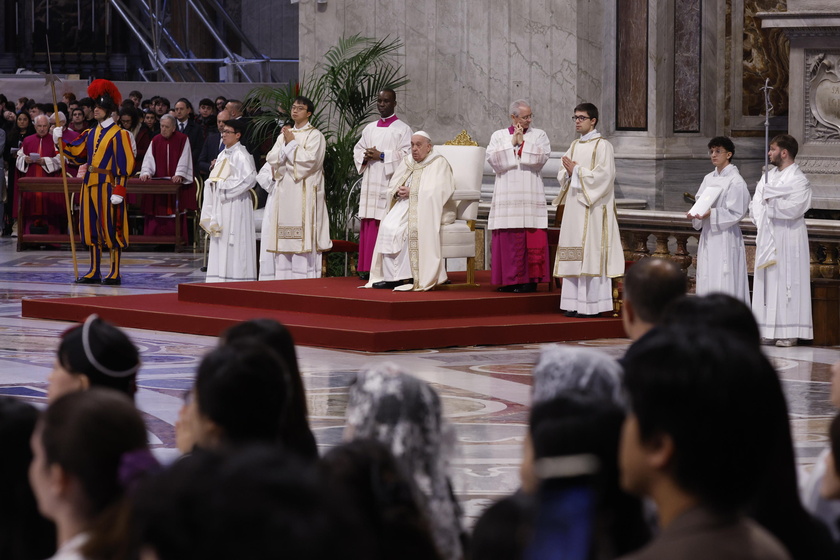 Pope Francis celebrates a Holy Mass on World Youth Day 