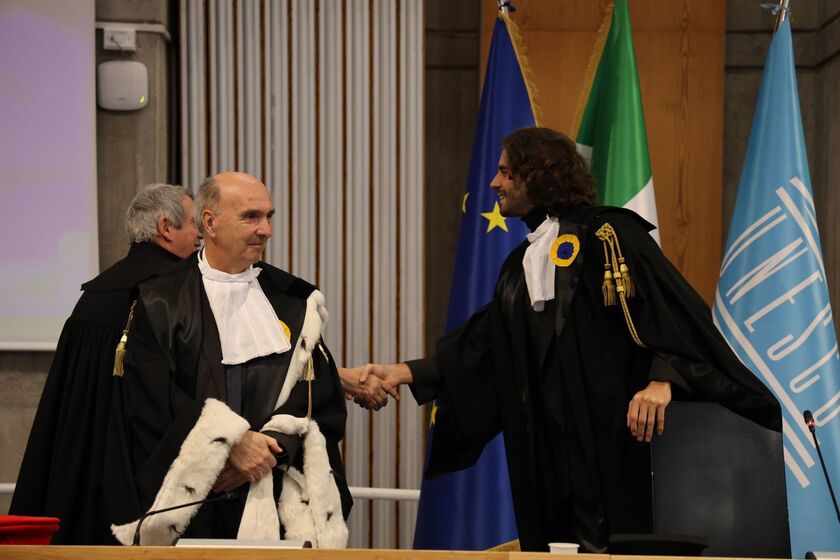 Laurea magistrale honoris causa in Scienze dello Sport a Gianmarco Tamberi