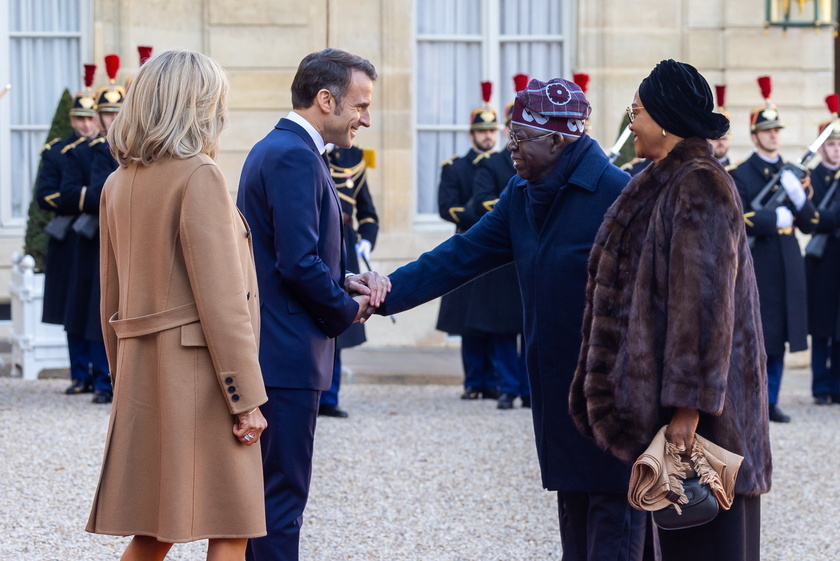 President of Nigeria Bola Ahmed Tinubu visits France