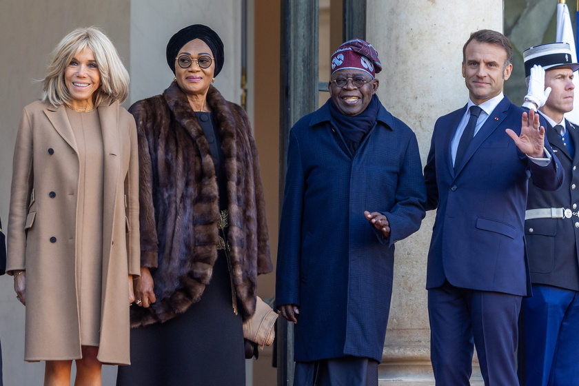 President of Nigeria Bola Ahmed Tinubu visits France