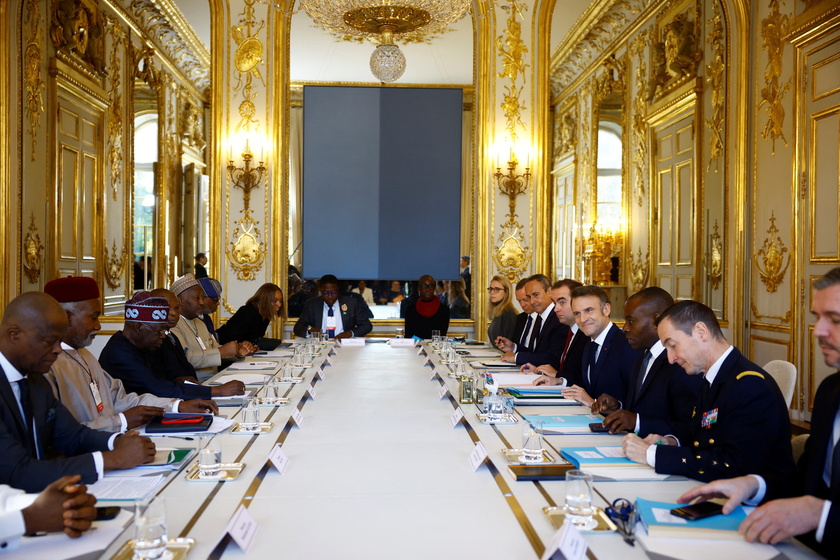 President of Nigeria Bola Ahmed Tinubu visits France