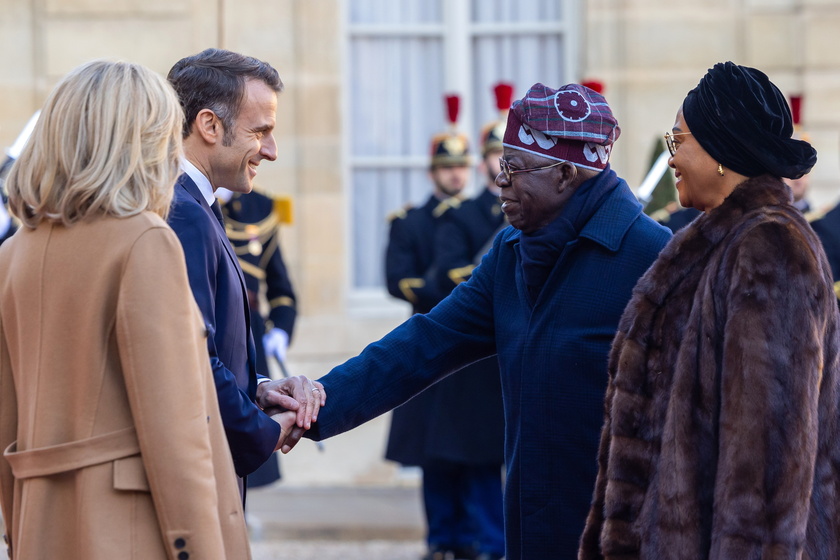 President of Nigeria Bola Ahmed Tinubu visits France