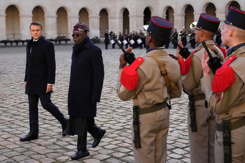 President of Nigeria Bola Ahmed Tinubu visits France