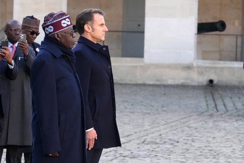 President of Nigeria Bola Ahmed Tinubu visits France