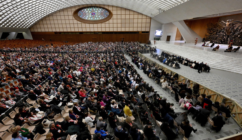 Pope Francis' audience with Italian association against Leukemia, Lymphoma and Myeloma