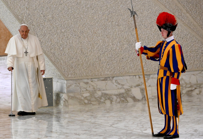 Pope Francis' audience with Italian association against Leukemia, Lymphoma and Myeloma