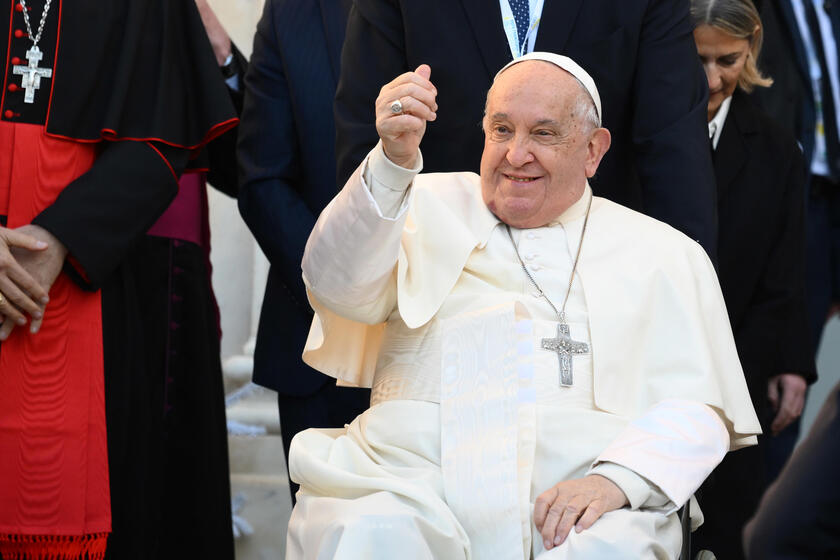 Pope Francis visits Ajaccio in Corsica island