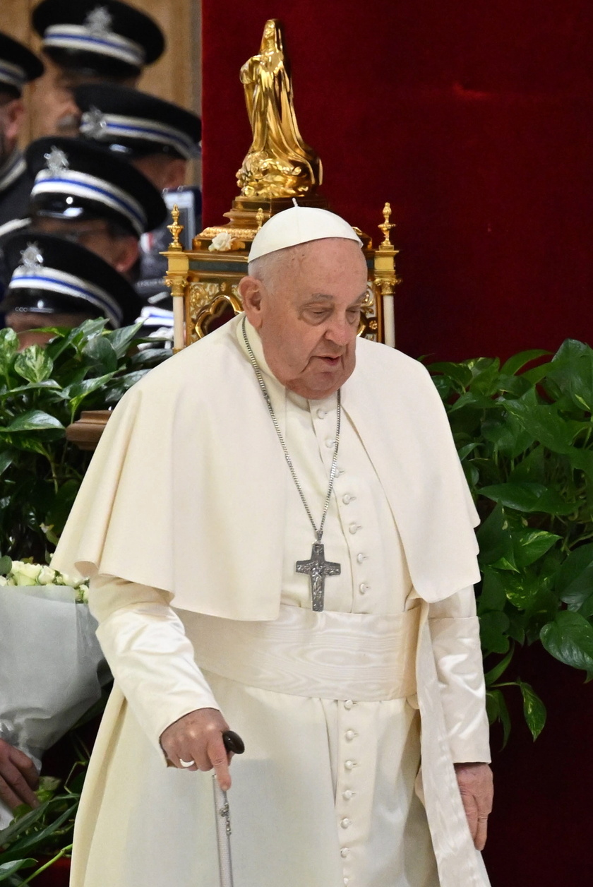 Pope Francis leads Wednesday's general audience in Vatican City