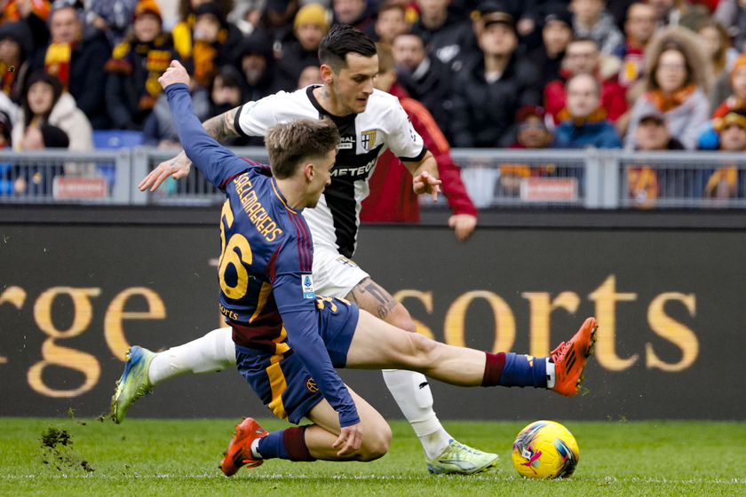 Italian Serie A soccer match - AS Roma vs Parma Calcio 1913