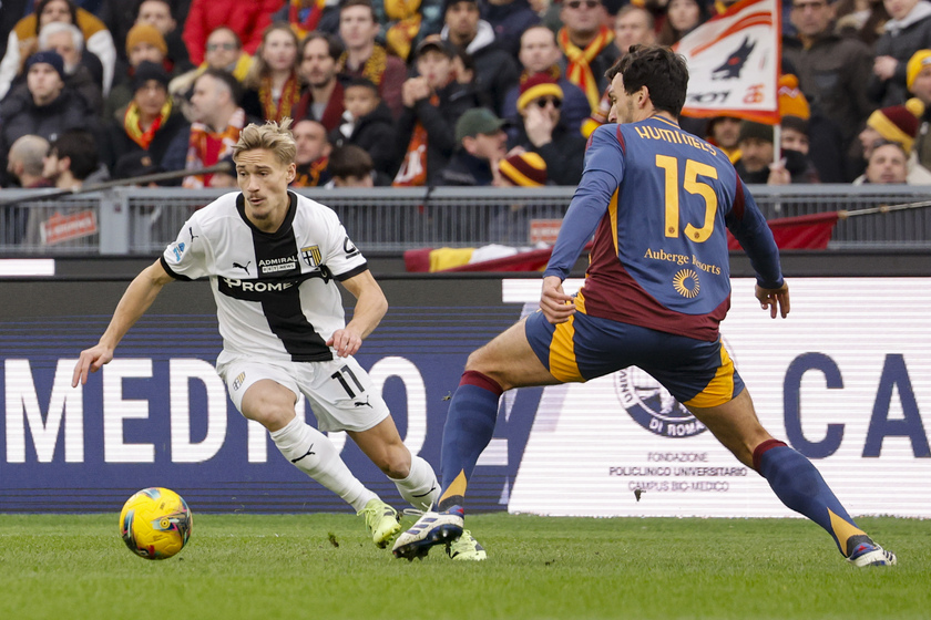 Italian Serie A soccer match - AS Roma vs Parma Calcio 1913