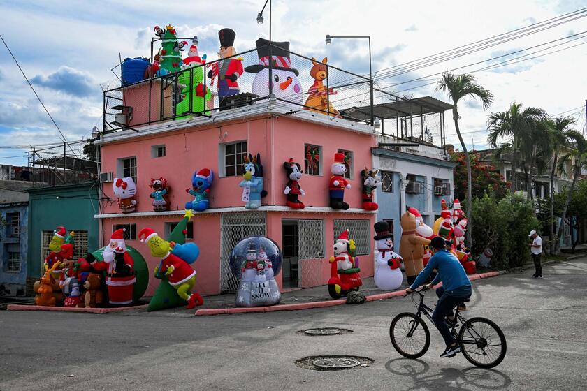 Le decorazioni di Natale a Cuba