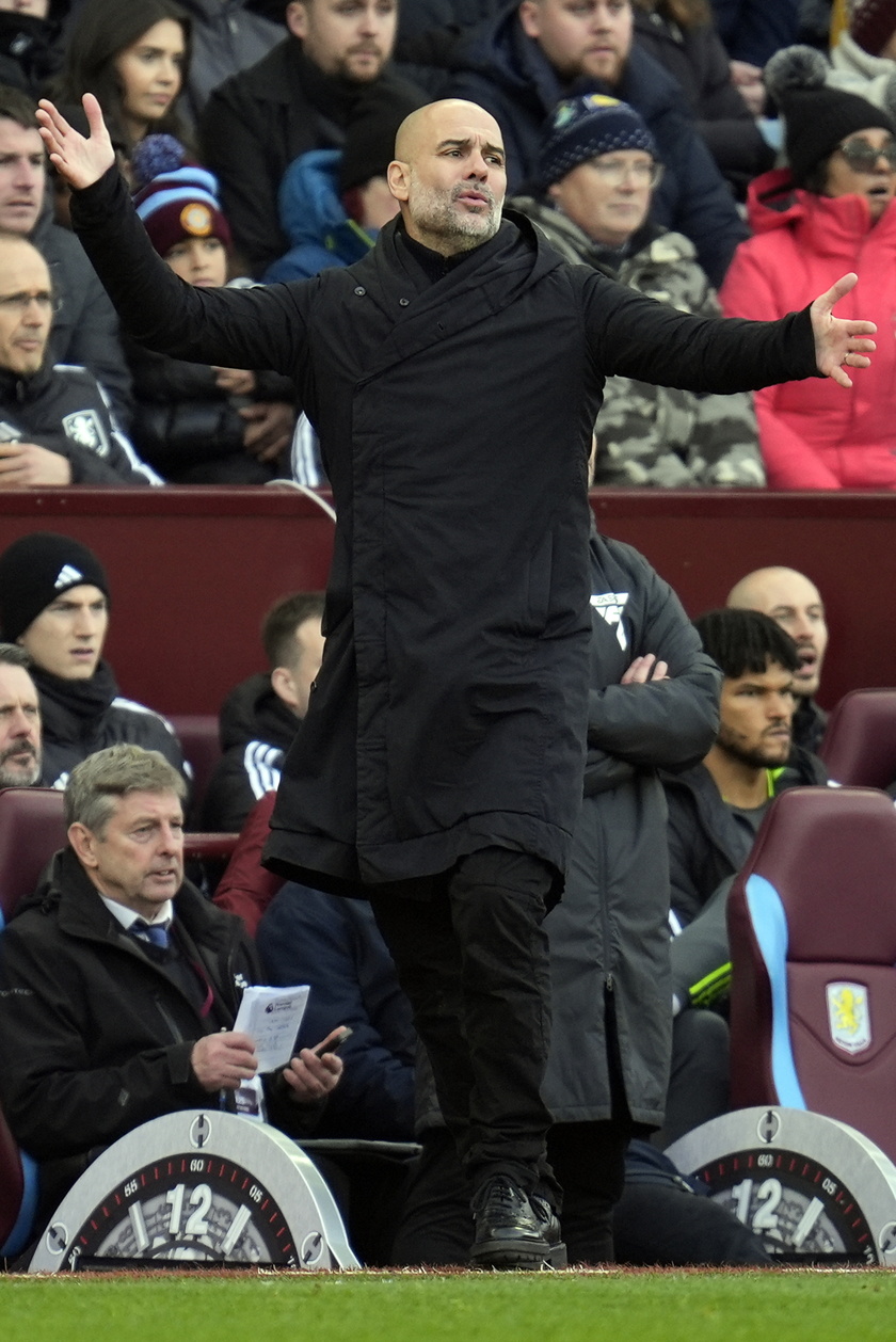 English Premier League - Aston Villa vs Manchester City