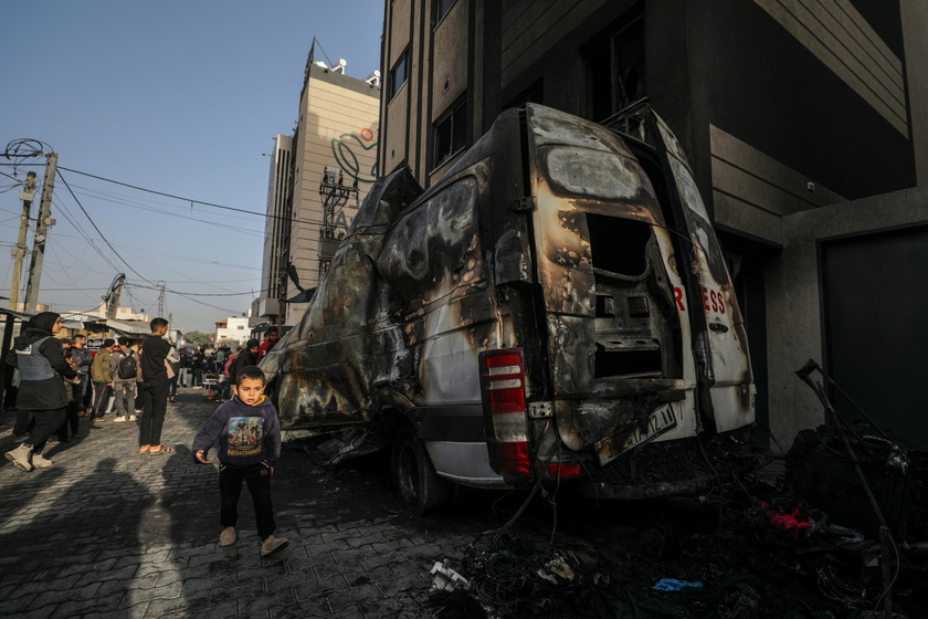 Five journalists killed in overnight Israeli strike in central Gaza