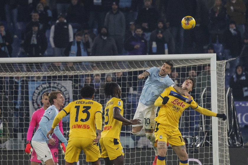 Serie A soccer match between SS Lazio vs Atalanta BC