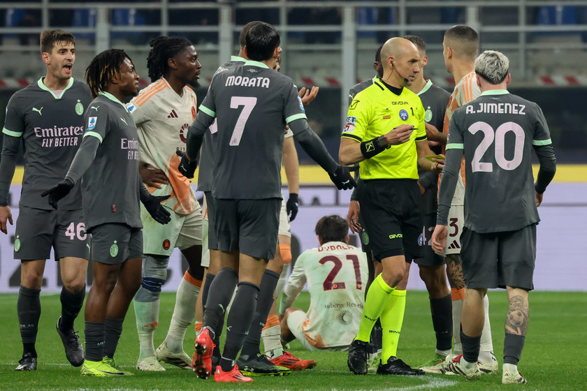 Serie A; AC Milan-AS Roma