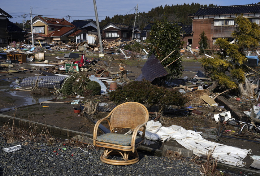 Damage in Suzu, Japan, one month after New Year 's Day earthquake - RIPRODUZIONE RISERVATA