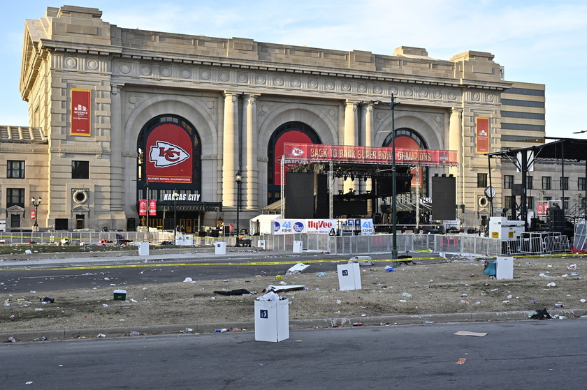 Shooting at Kansas City Chiefs Super Bowl LVIII Victory Parade - RIPRODUZIONE RISERVATA