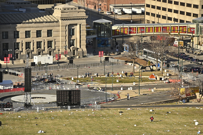 Shooting at Kansas City Chiefs Super Bowl LVIII Victory Parade - RIPRODUZIONE RISERVATA