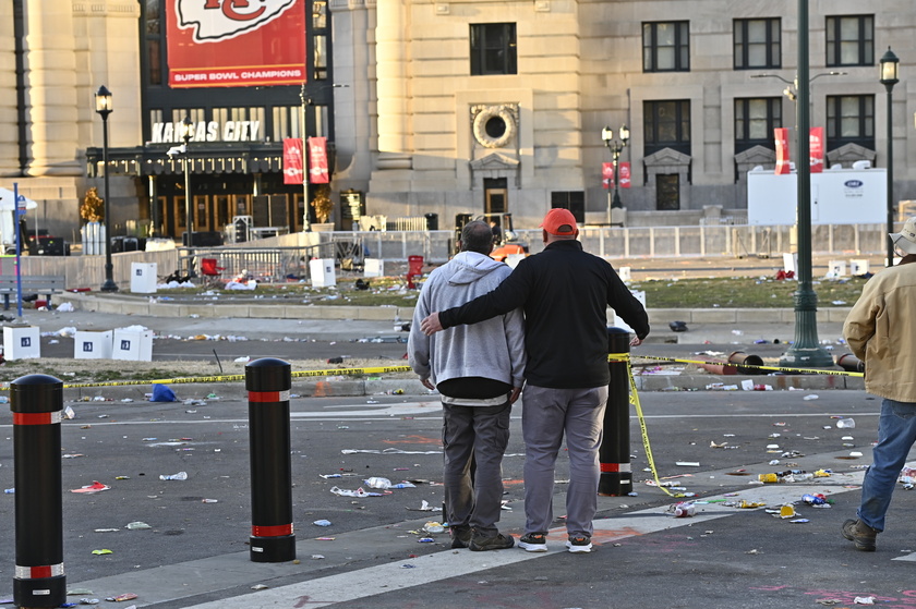 Shooting at Kansas City Chiefs Super Bowl LVIII Victory Parade - RIPRODUZIONE RISERVATA