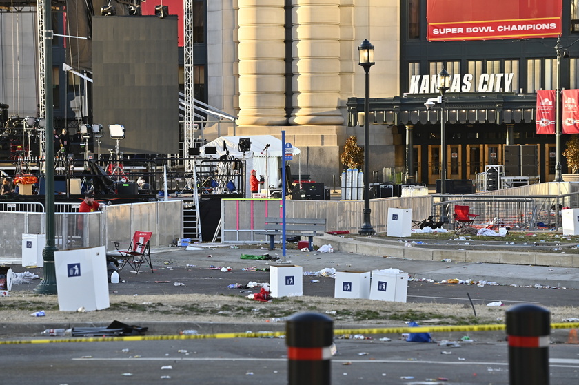 Shooting at Kansas City Chiefs Super Bowl LVIII Victory Parade - RIPRODUZIONE RISERVATA