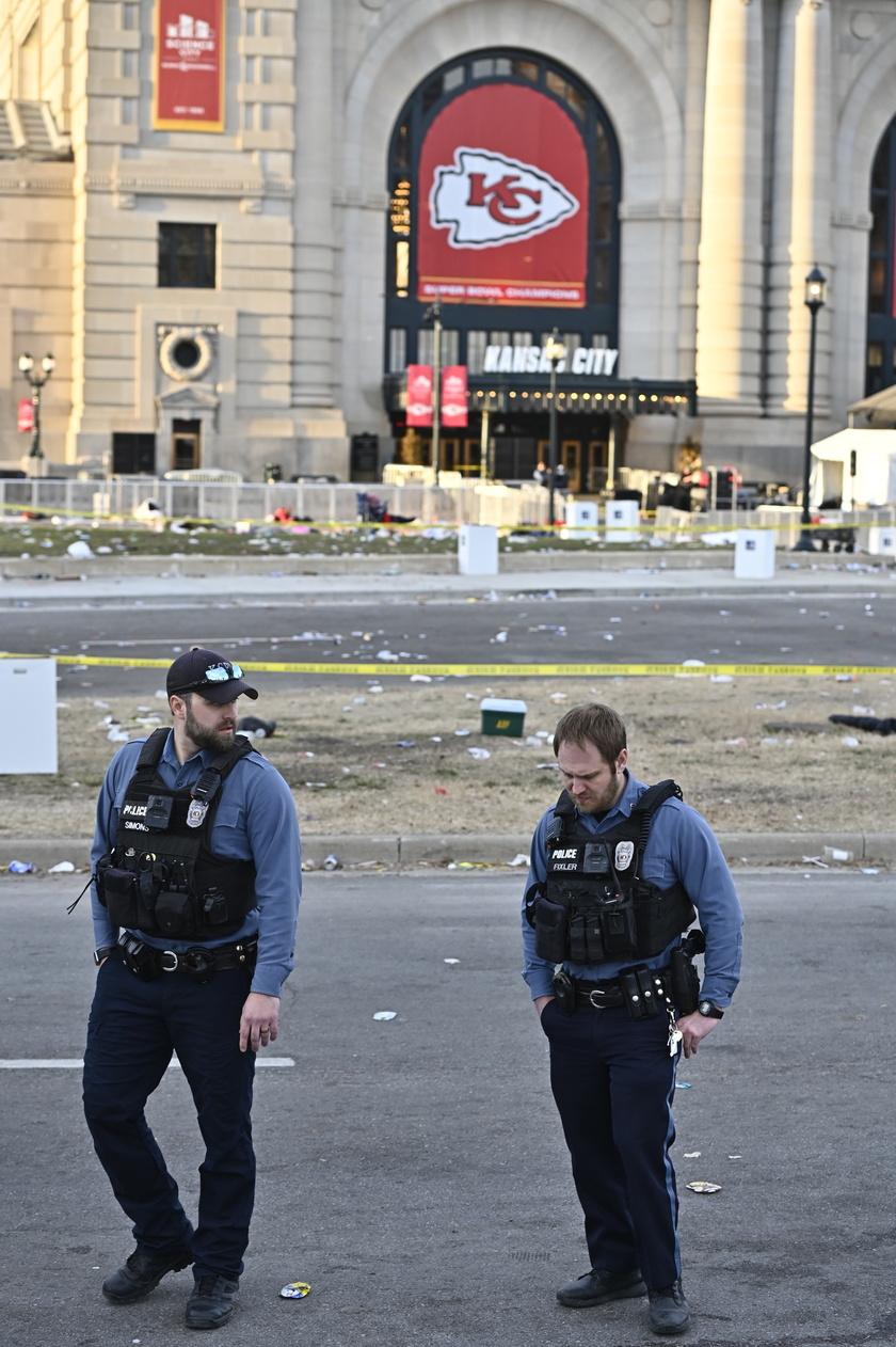 Shooting at Kansas City Chiefs Super Bowl LVIII Victory Parade - RIPRODUZIONE RISERVATA