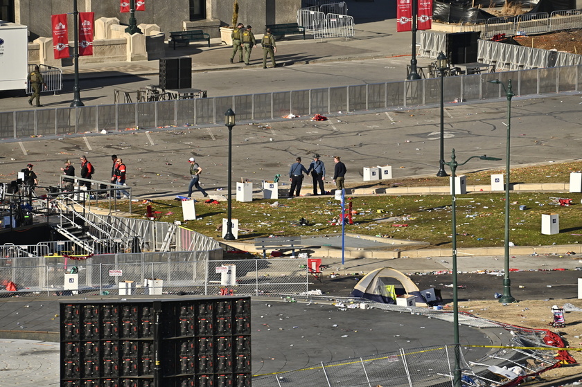 Shooting at Kansas City Chiefs Super Bowl LVIII Victory Parade - RIPRODUZIONE RISERVATA