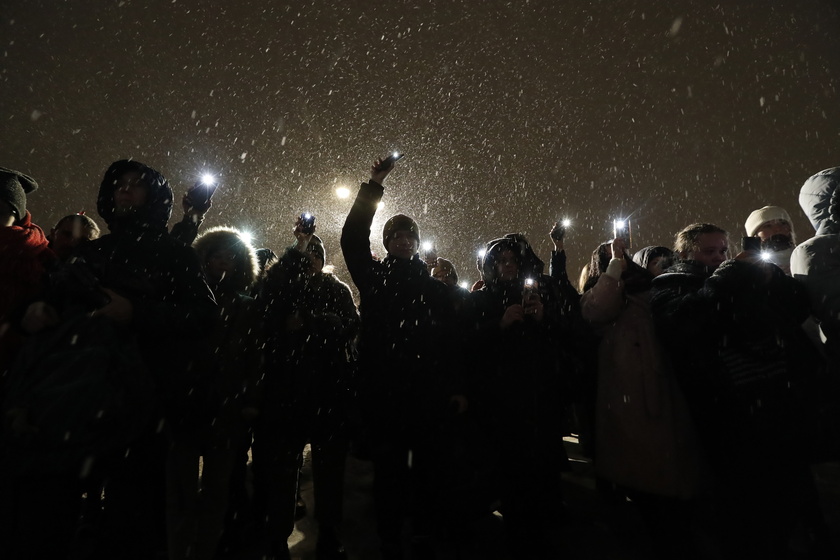 Vigil for Alexey Navalny - RIPRODUZIONE RISERVATA