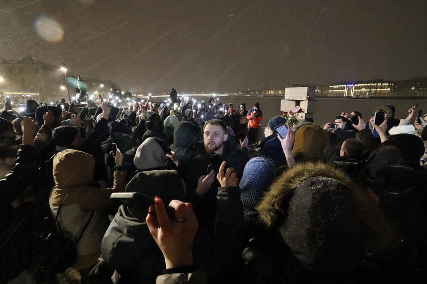 Vigil for Alexey Navalny - RIPRODUZIONE RISERVATA